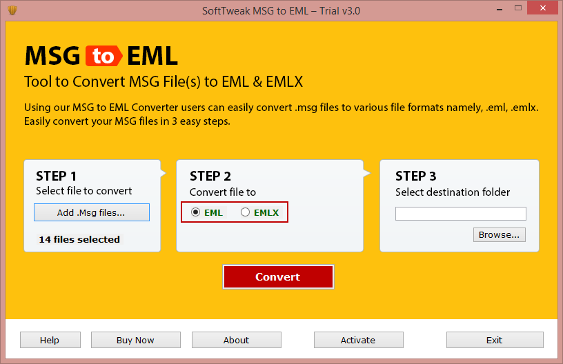 select File Format