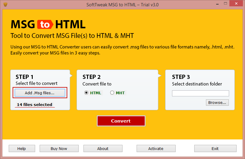 SoftTweak MSG to HTML