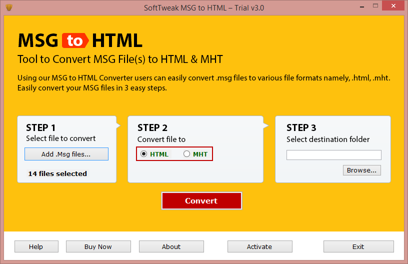 select File Format